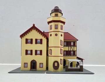 Faller, Vollmer H0 - Modeltreingebouwen (4) - Gebouwen,, Hobby & Loisirs créatifs