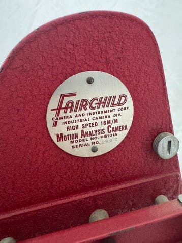 Fairchild HS101A Caméra de cinéma