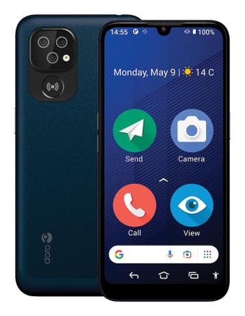 Doro 8200 Senioren Smartphone - Zwart, Telecommunicatie, Ophalen of Verzenden, Nieuw