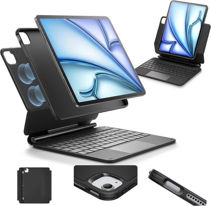 Magnetisch iPad Toetsenbordhoes | Retour Deal | Toetsenbo..., Computers en Software, Apple iPads, Nieuw, Verzenden