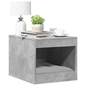 vidaXL Kattenbakkast 47x59x42 cm bewerkt hout betongrijs, Verzenden