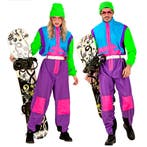 Neon 80s Skipak Snowboarder, Kleding | Heren, Verzenden, Nieuw