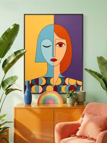 Marcel Mendez - Fragmented Face #59 -XL- ( No reserve )