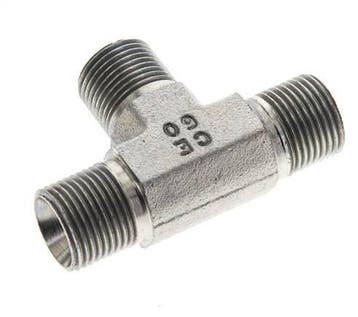 Raccord en T G3/8 Mâle Acier 325bar (4566.25psi), Verzenden, Nieuw