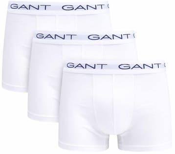 Gant Boxershorts Trunk 3-Pack Wit maat M Heren, Kleding | Heren, Verzenden, Wit, GANT, Boxer