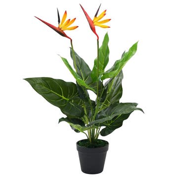 vidaXL Kunstplant paradijsvogelbloem 66 cm, Verzenden, Nieuw