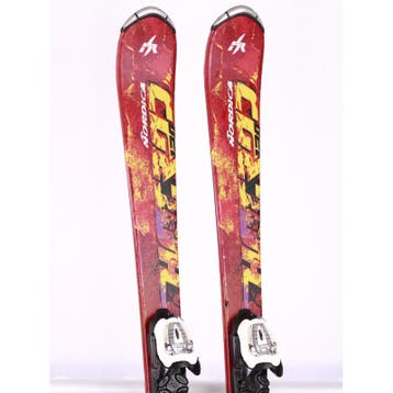 120 kinder skis NORDICA HOT ROD + Marker 7, Verzenden, Gebruikt, Nordica