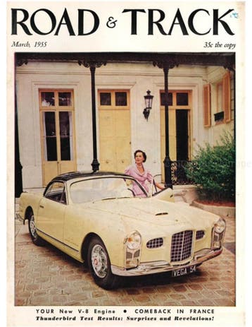 1955 ROAD AND TRACK MAGAZINE MAART ENGELS, Ophalen of Verzenden