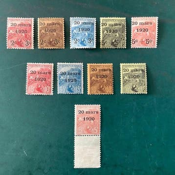 Monaco 1920 - Huwelijk van Prinses Charlotte met, Gestempeld