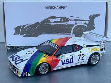 Minichamps 1:18 - Model raceauto - BMW M1 Le Mans 1981, Hobby en Vrije tijd, Modelauto's | 1:5 tot 1:12, Nieuw
