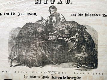 Kreutzbergsche Menagerie in Lettland / Latvia - 1862
