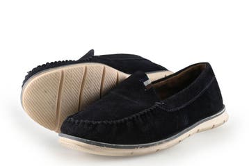 Bugatti Instappers in maat 41 Blauw, Kleding | Heren, Schoenen, Bugatti, Overige typen, Gedragen, Verzenden