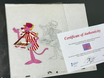 Friz Freleng - Cellule danimation originale et dessin du