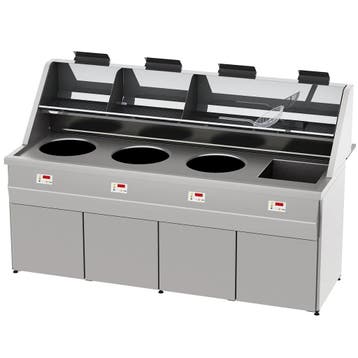 Friteuse | SANTANA | Aardgas | 13+18+18+18L | 67kW |, Verzenden, Nieuw in verpakking