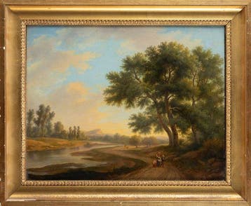 Giuseppe Leone Righini (1820-1884), Attrib. - Landscape