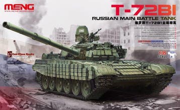 MENG-Model TS-033 Russian Main Battle Tank T-72B1 Bouwpakket, Hobby en Vrije tijd, Modelbouw | Auto's en Voertuigen, Verzenden
