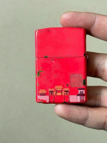 Zippo - Zonder minimumprijs - Aansteker - Staal, Emaille