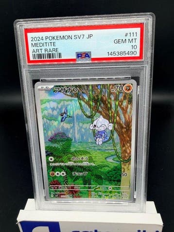 Pokémon - 1 Graded card - Meditite 111/102 PSA 10 GEM MINT -