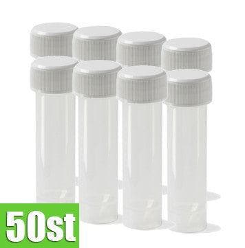 Lege buisjes met schroefdop 5 ml 50 st, Verzenden, Nieuw