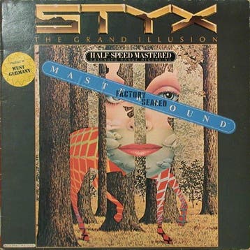 Styx - The Grand Illusion, Verzenden, Gebruikt