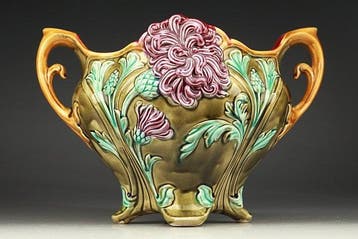 Pot de fleurs - Majolika, Antiek en Kunst