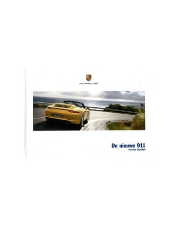 2014 PORSCHE 911 CARRERA HARDCOVER BROCHURE NEDERLANDS, Ophalen of Verzenden, Nieuw