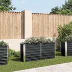 vidaXL Plantenbak verhoogd 160x40x77 cm gegalvaniseerd staal, Verzenden