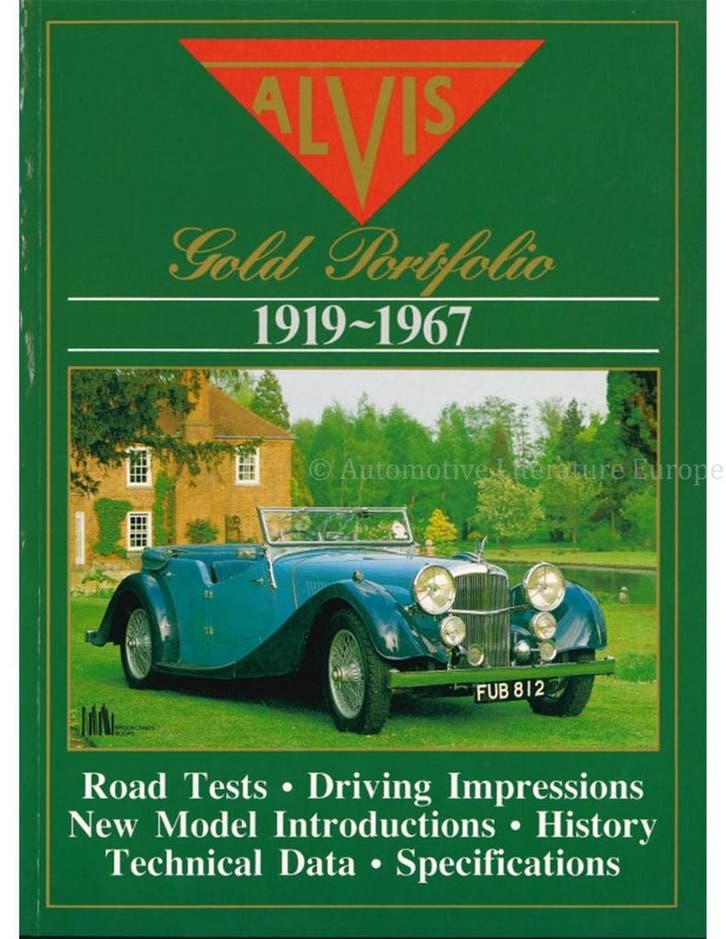 ALVIS GOLD PORTFOLIO 1919 - 1967, Livres, Autos | Livres