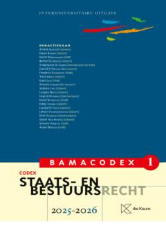 Codex staats- en bestuursrecht 2025-2026 / Bamacodex / 1, Boeken, Verzenden, Zo goed als nieuw