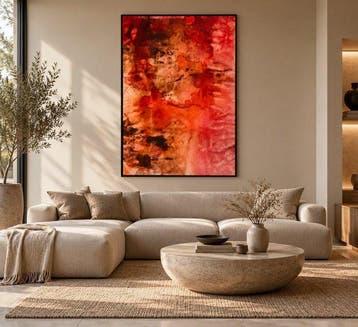 Charlotte Colard - MAGMA - XL pas de réserve - Abstract Art