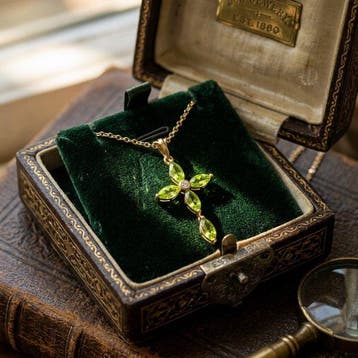Zonder minimumprijs - Ketting met hanger - 14 karaat Zilver,