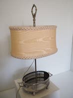 Tafellamp - Vintage Engelse Bouilotte Zilveren Lamp -, Antiek en Kunst