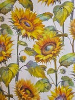 Exclusieve stof met zonnebloemen Limited Edition - Artmaison, Antiek en Kunst