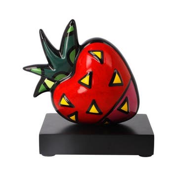 Romero Britto (1963) - STRAWBERRY, 14.5 cm