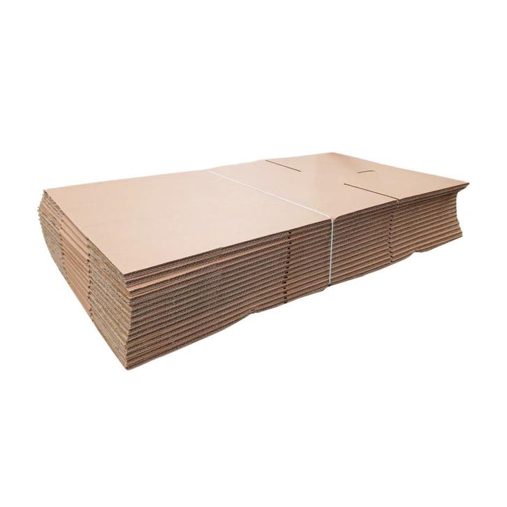 Vouwdoos 785x385x170 dubbelgolf karton bruin fefco 0201 (15, Articles professionnels, Stock & Retail | Emballage & Expédition