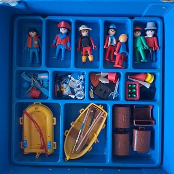 Playmobil - Speelgoed Playmobil opberg koffer met 15