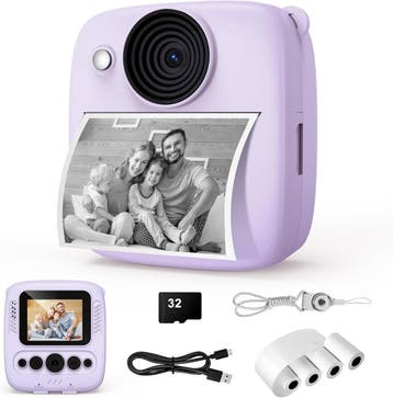 Kindercamera set 32GB | Retour deal | Nu extra scherp!, Verzenden, Zo goed als nieuw, Elektronica, Met geluid