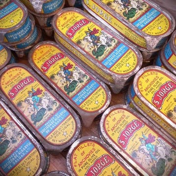 Latas S. JORGE - 1940s - Sociedade Algarvia de Salgas -