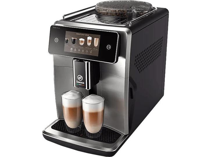 Saeco - Volautomatische espressomachine - Zilver, Elektronische apparatuur, Koffiezetapparaten, Gemalen koffie, Nieuw, Verzenden