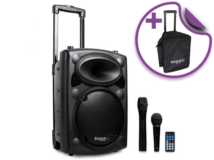 Ibiza Sound PORT10VHF-BT Mobiele Luidspreker Box, Audio, Tv en Foto, Luidsprekerboxen