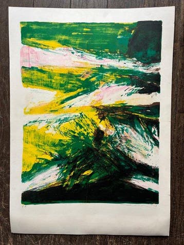 Zao Wou-Ki (1921-2013) - Sans titre 1974