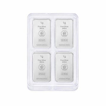 100 grammes - Argent .999 - 100 x 1 Gramm 999 Silver