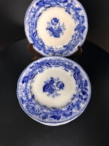 Wedgwood - Ontbijtbord (12) - Rare set of 12 Antique, Antiek en Kunst