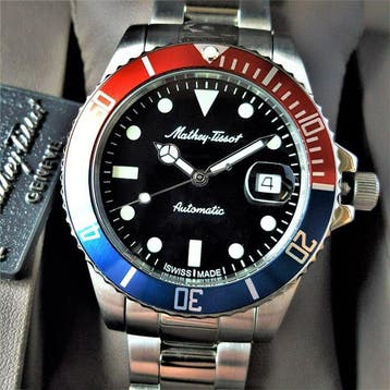 Mathey-Tissot - Swiss Automatic - Diver - Pepsi - New -