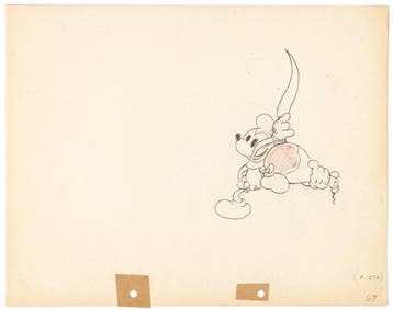 Walt Disney – Mickey Mouse-animatietekening - The Whoopee, Nieuw