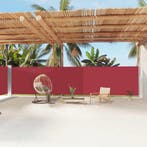 vidaXL Windscherm uittrekbaar 180x1200 cm rood, Verzenden, Nieuw