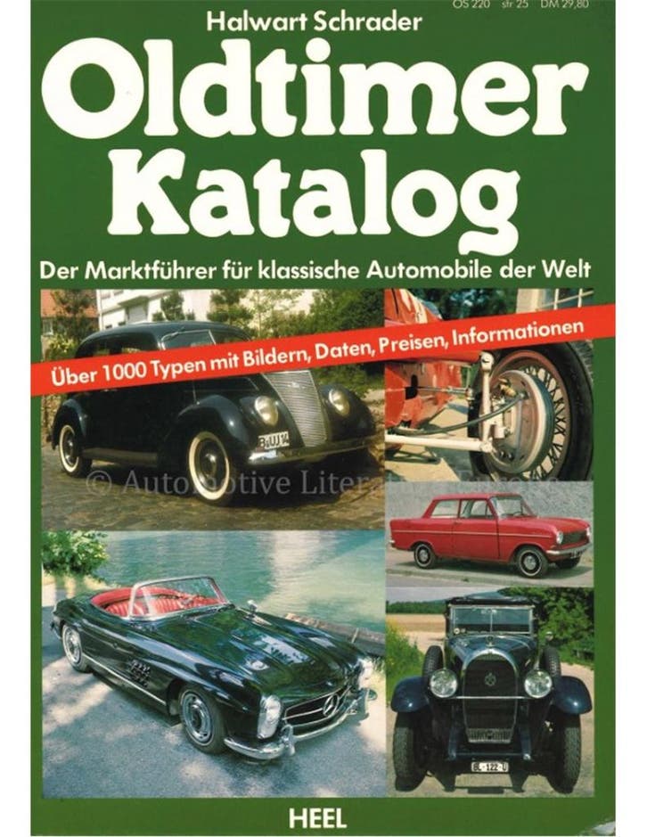 1987 OLDTIMER KATALOG DUITS, Livres, Autos | Livres, Enlèvement ou Envoi