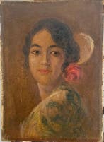 Scuola europea (XIX-XX) - Profilo di Fanciulla