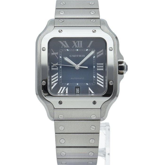 Cartier - Santos de Cartier watch LM - WSSA0071 - Homme -, Handtassen en Accessoires, Horloges | Heren