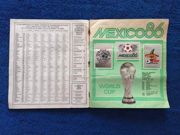 Panini WC Mexico 86 Foil, Maradona sticker in good condition